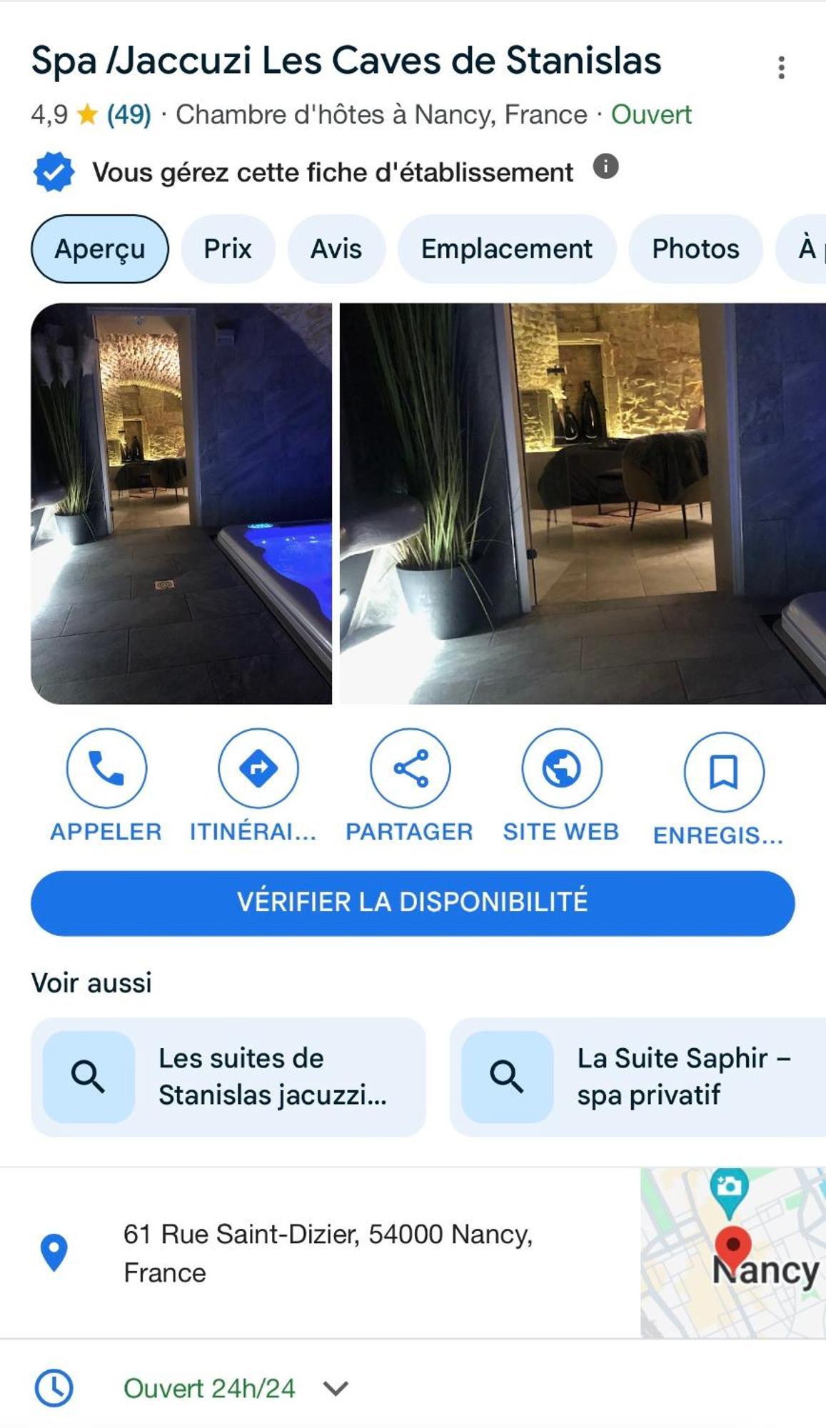 Jaccuzi & Spa Des Caves Stanislas Nancy Exteriér fotografie